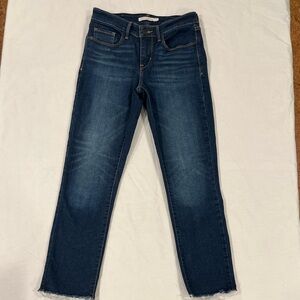 Women's Levi’s Classic Mid Rise Skinny Blue Jeans